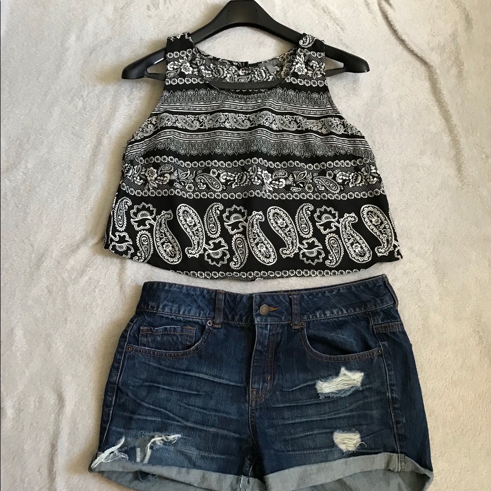 Button Down tank top